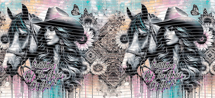 16oz Sunflower Girl-SU-97